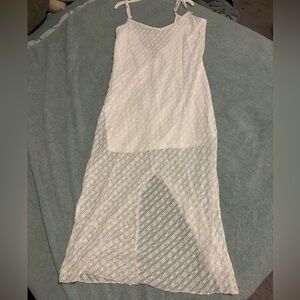 Wild Fable White Sheer Dress